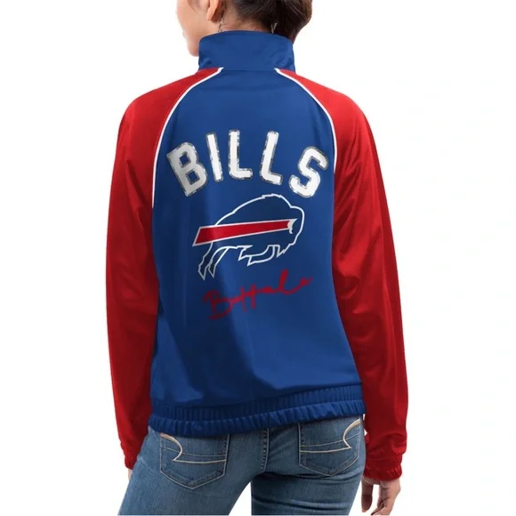 NWT Buffalo Bills Women's Full-Zip Track Jacket G-III by Carl Banks - Picture 1 of 4